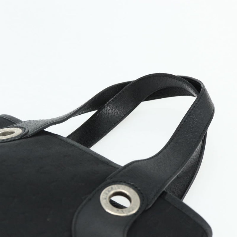 Bvlgari Logomania Canvas Black Bag
