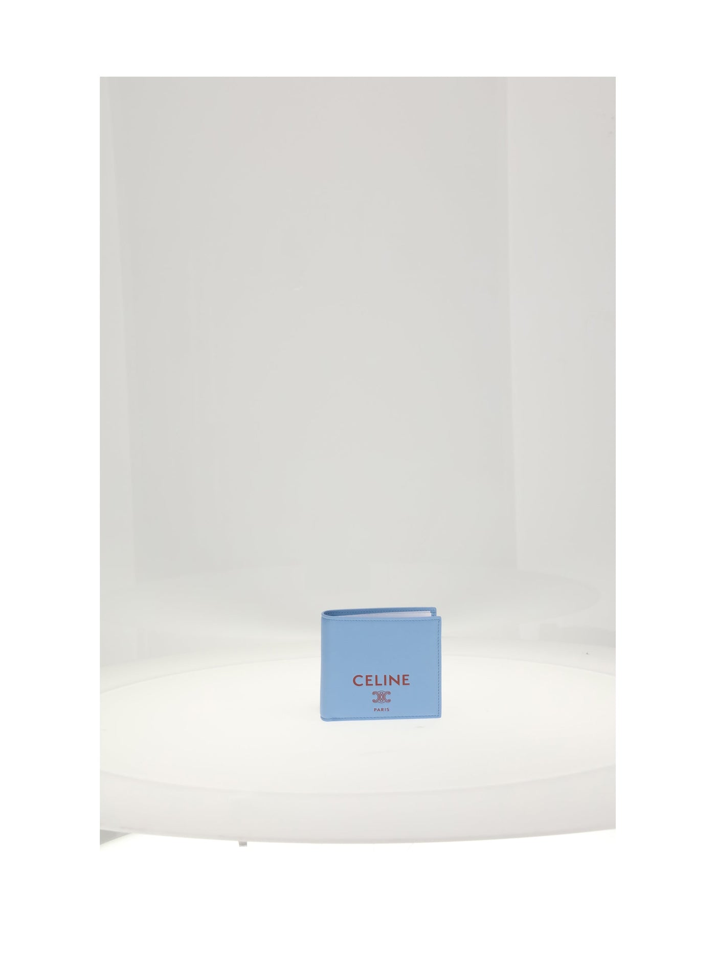 Celine Lambskin Bi-Fold Wallet — Blue