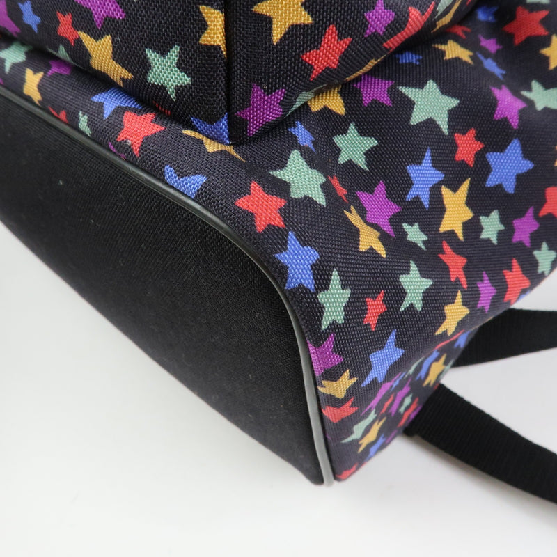 Saint Laurent City Printed Corduroy Multicolour Canvas Bag