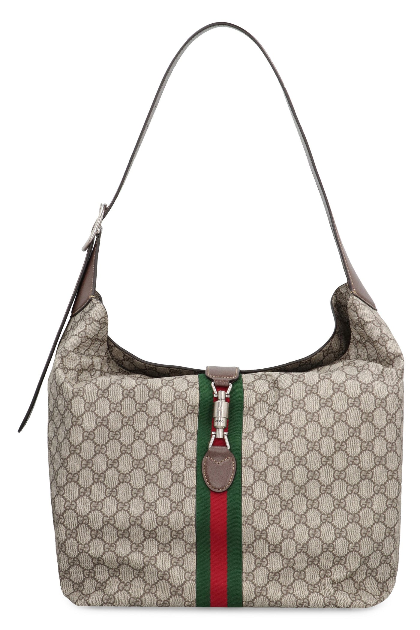 Gucci Jackie Shoulder Bag — Beige Cotton