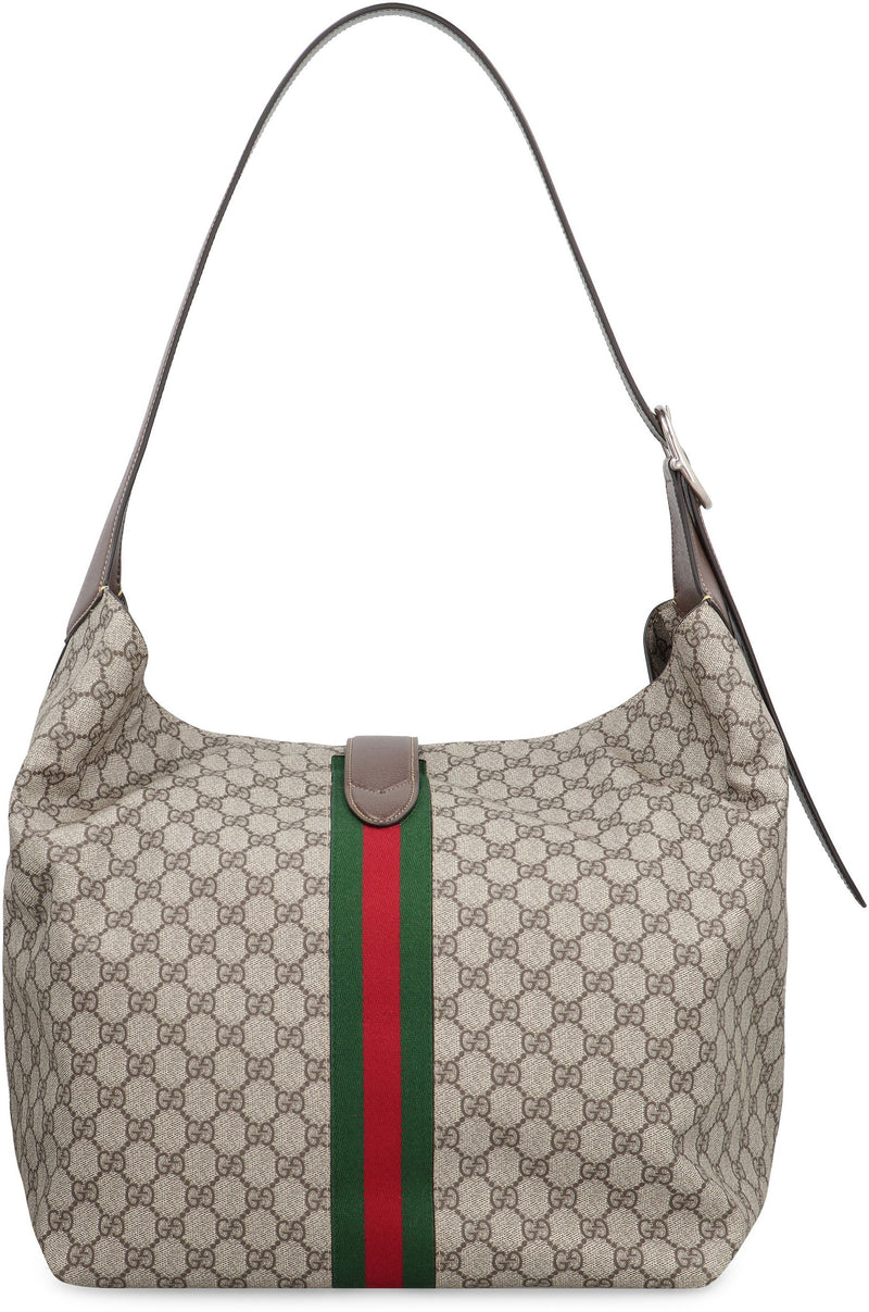 Gucci Jackie Shoulder Bag — Beige Cotton