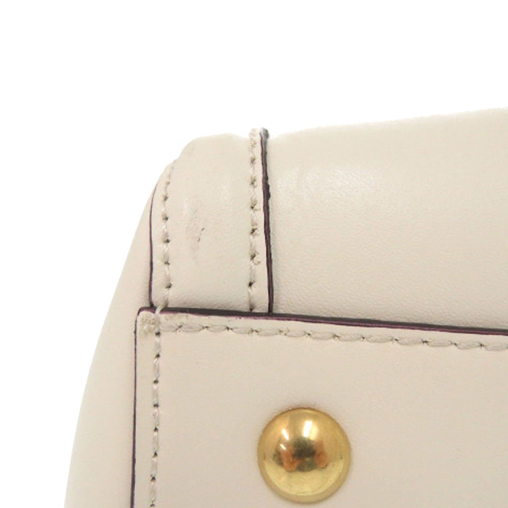 Medium Stitched Leather Amy Tote - Image 12