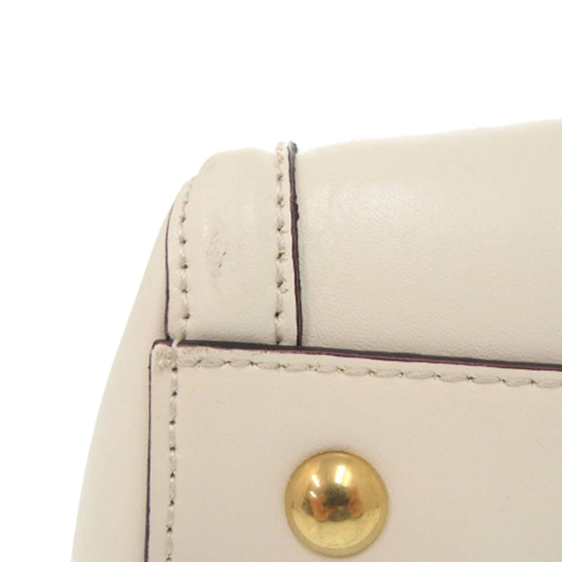 Medium Stitched Leather Amy Tote - Image 12