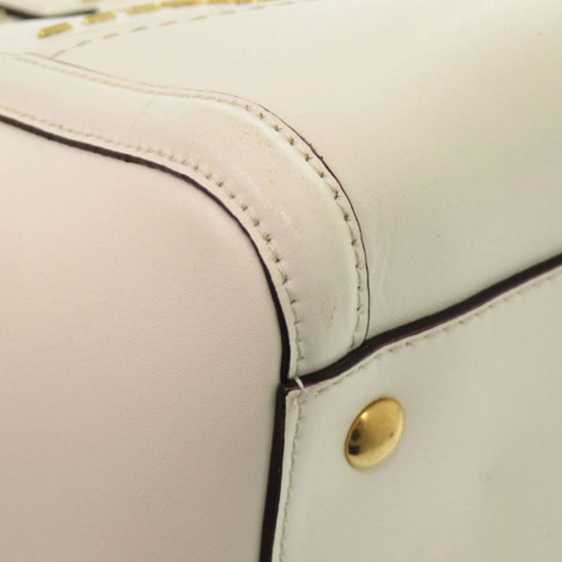 Medium Stitched Leather Amy Tote - Image 18