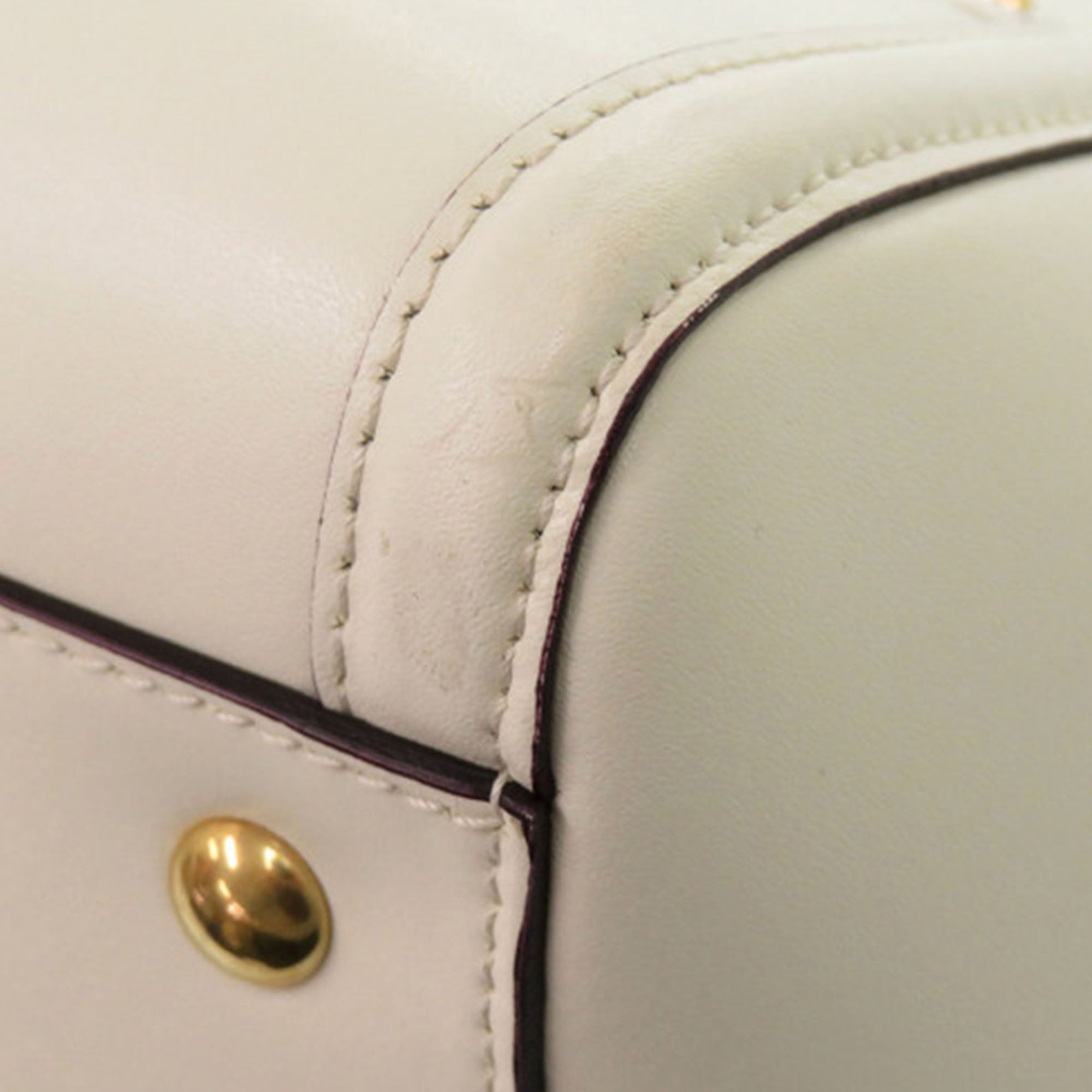 Medium Stitched Leather Amy Tote - Image 19