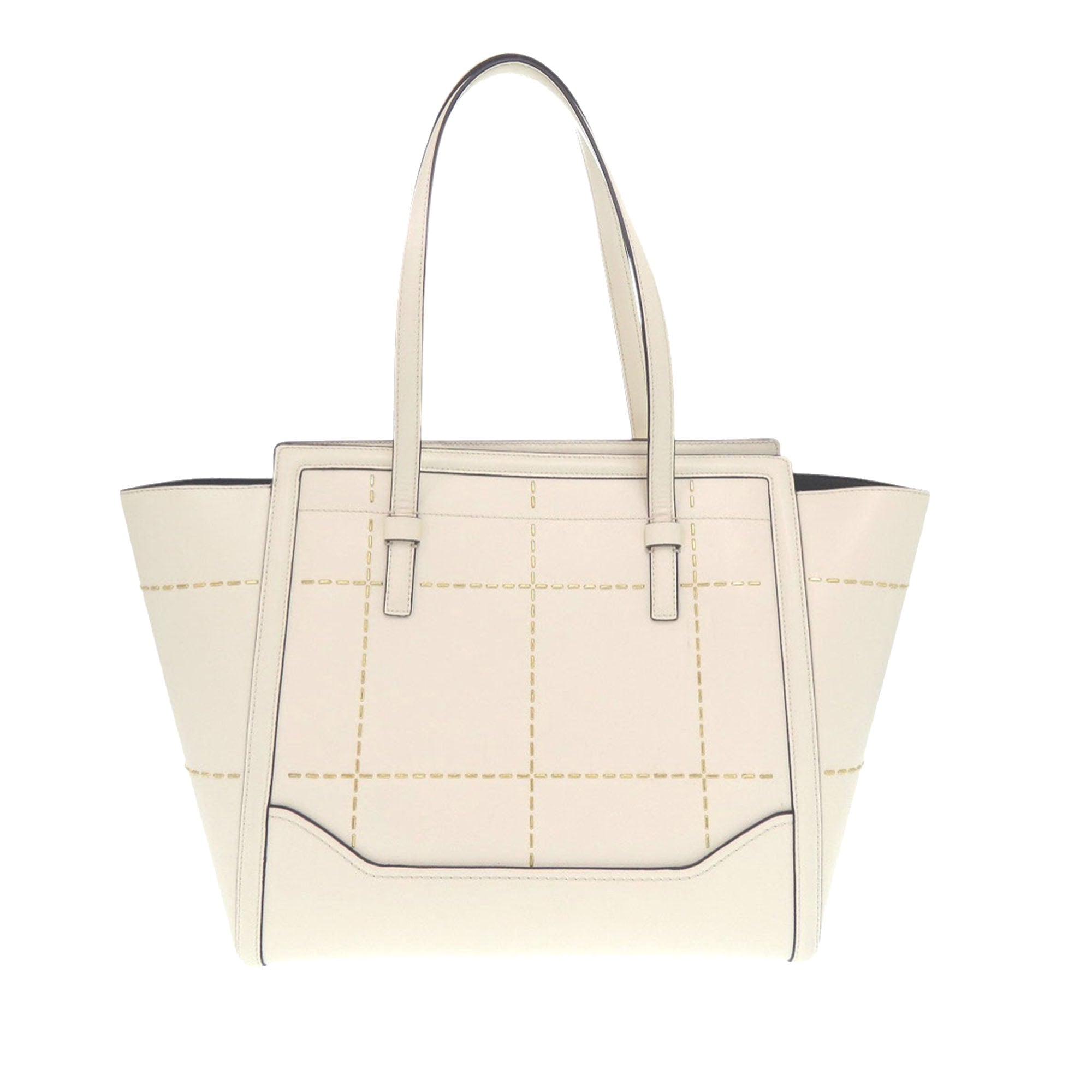 Medium Stitched Leather Amy Tote - Image 2