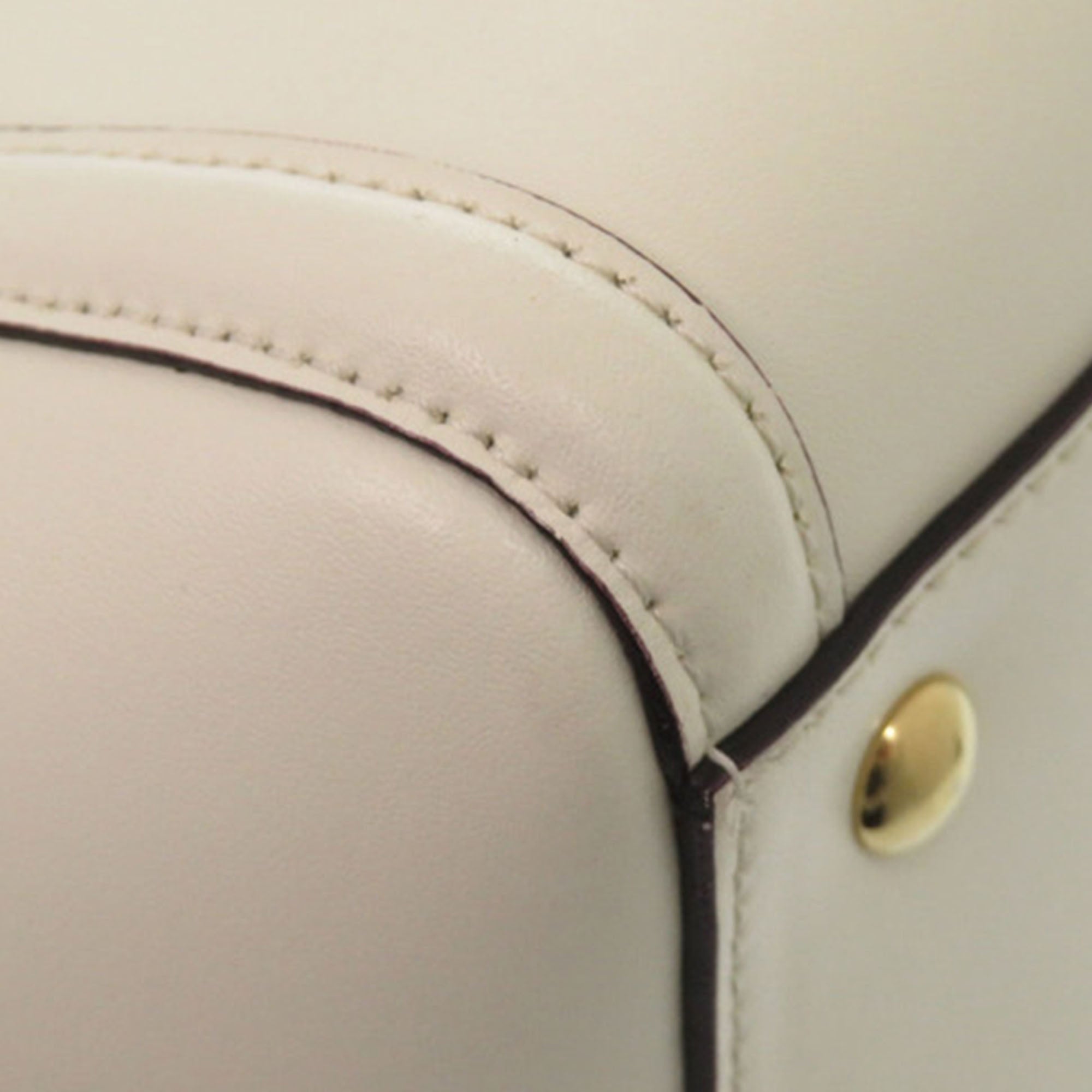 Medium Stitched Leather Amy Tote - Image 20