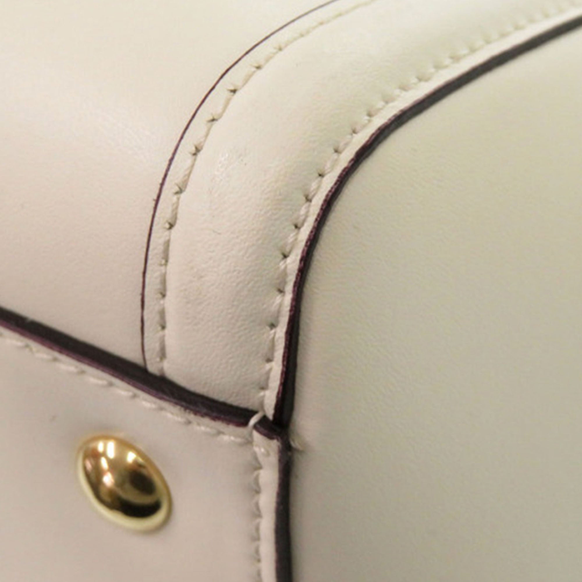 Medium Stitched Leather Amy Tote - Image 21