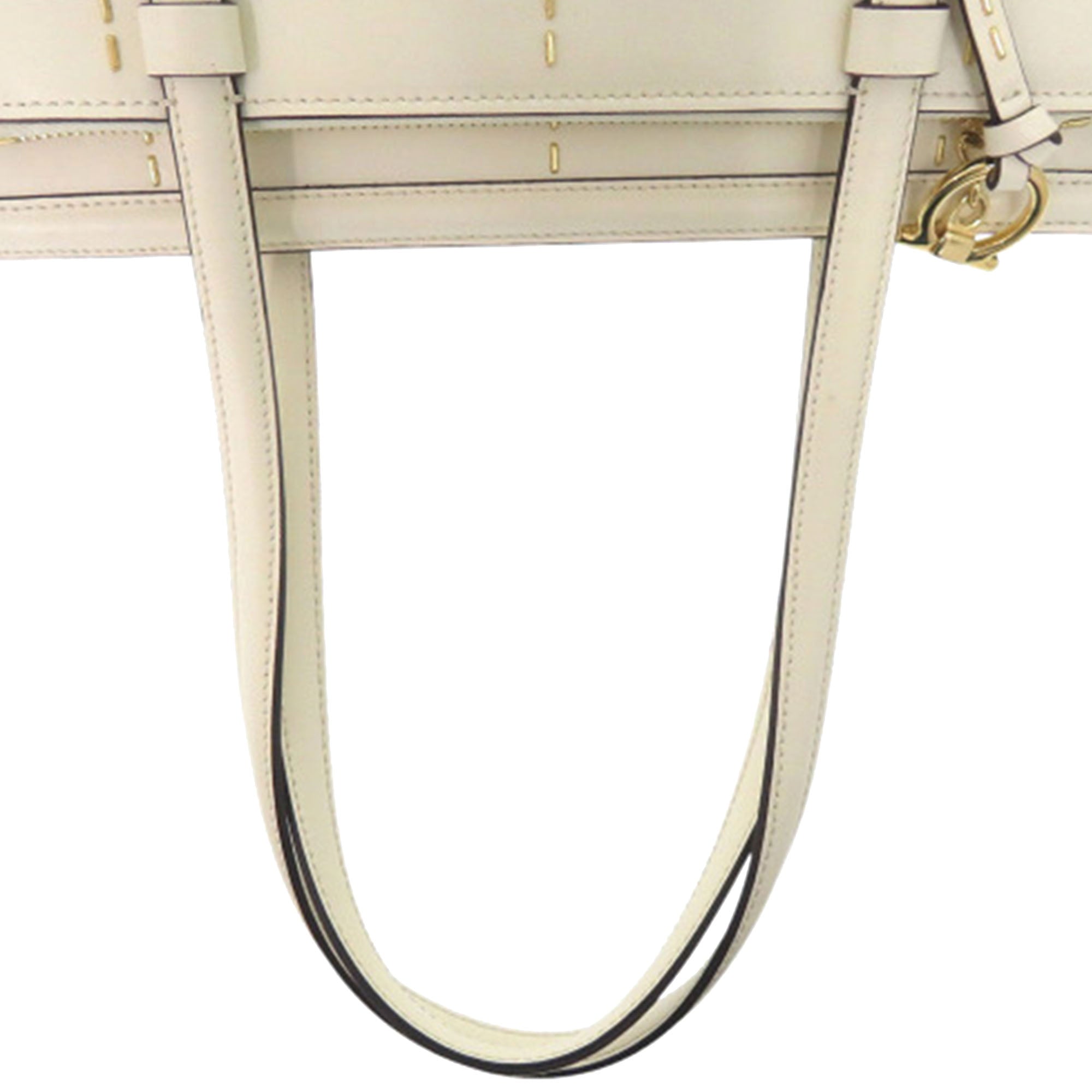 Medium Stitched Leather Amy Tote - Image 22