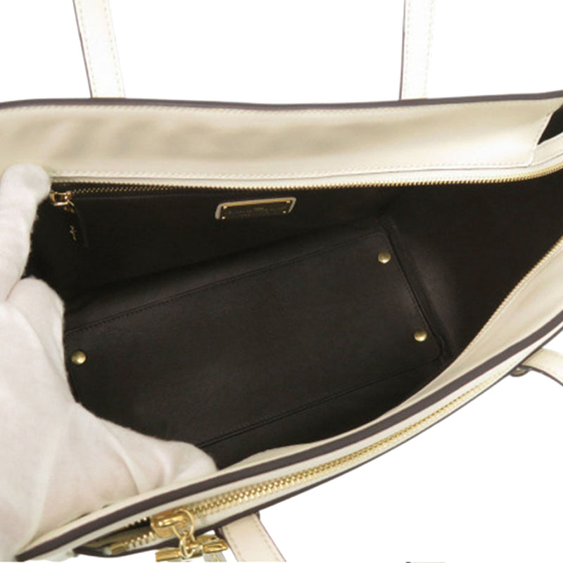 Medium Stitched Leather Amy Tote - Image 4