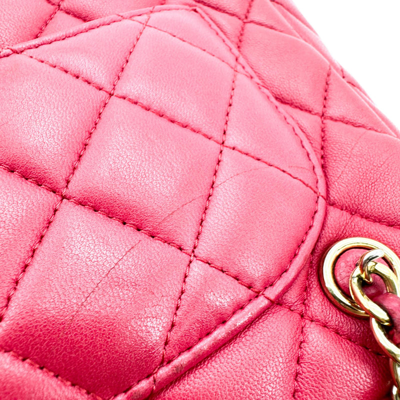 Chanel Backpack Seoul Lambskin Pink Leather