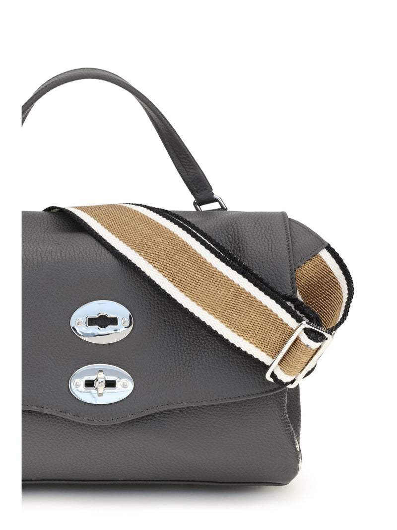 Zanellato Shoulder Bag — Gray Calf Leather Bos Taurus