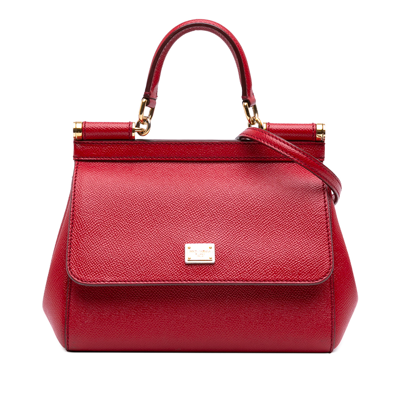 Small Leather Miss Sicily Satchel - Image 1