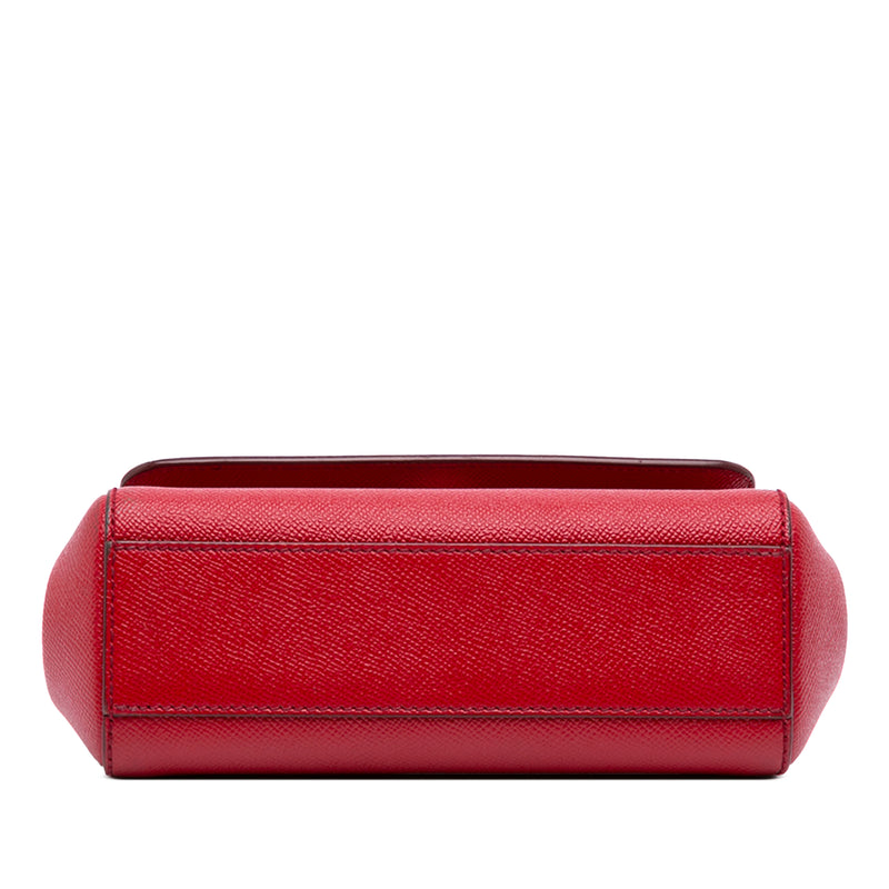 Small Leather Miss Sicily Satchel - Image 3