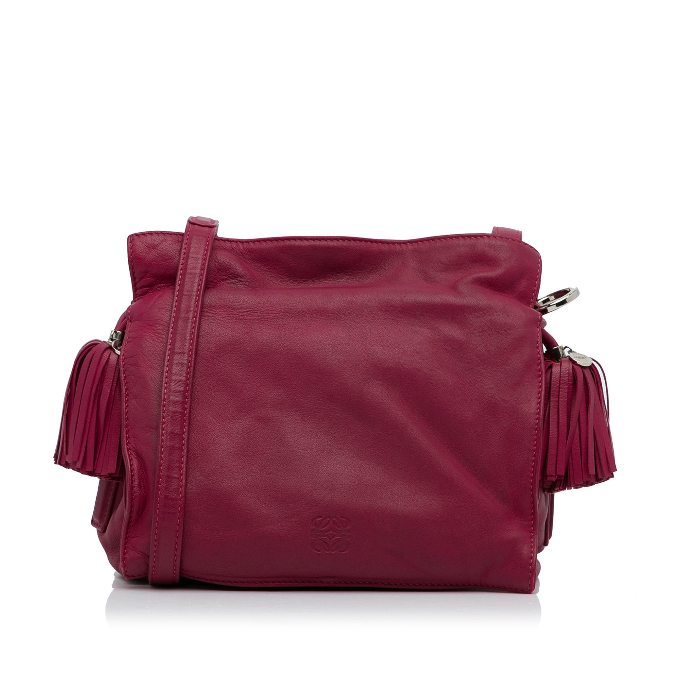 Small Leather Flamenco Crossbody Bag - Image 1