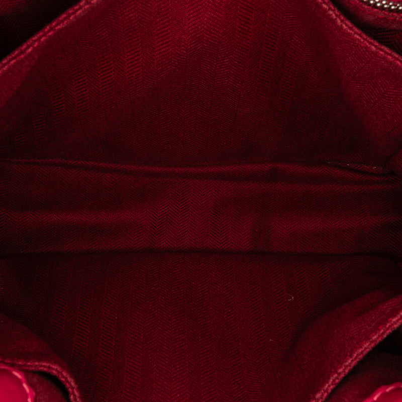 Small Leather Flamenco Crossbody Bag - Image 6