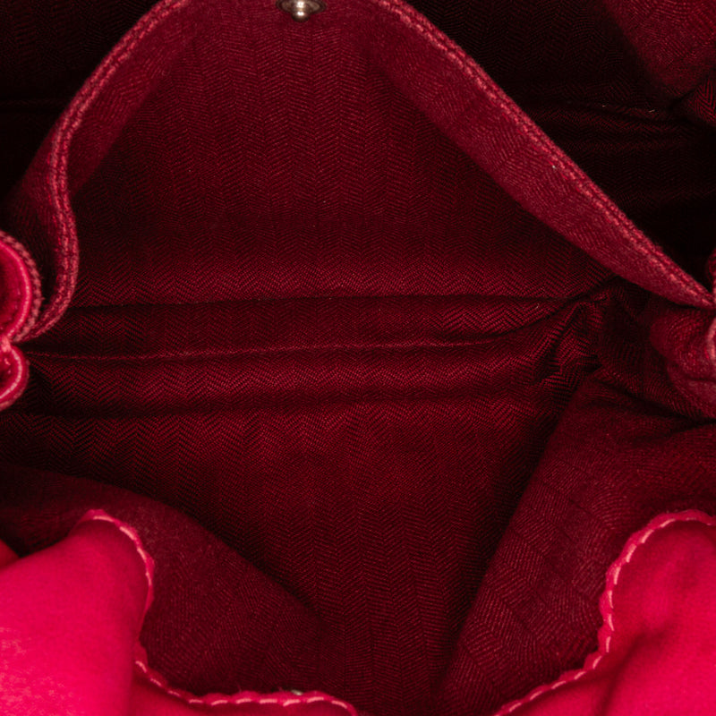 Small Leather Flamenco Crossbody Bag - Image 7