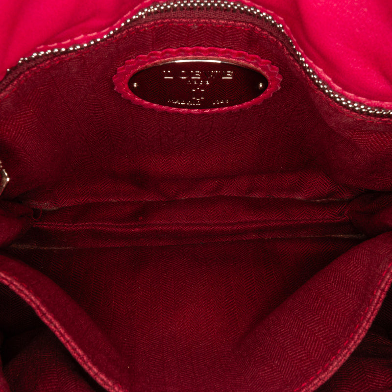 Small Leather Flamenco Crossbody Bag - Image 8