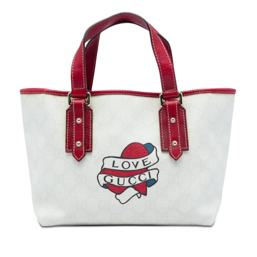 GG Supreme Heart Tattoo Handbag - Image 1
