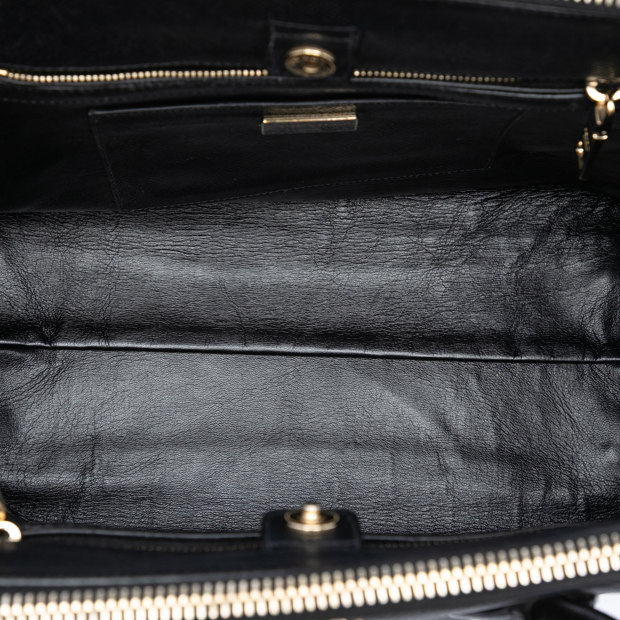 Large Saffiano Cuir Double Zip Top Handle Bag - Image 4
