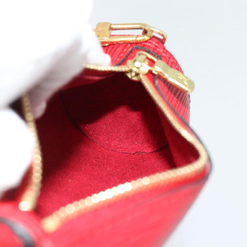 Louis Vuitton Soufflot Pochette Epi Leather Red Bag