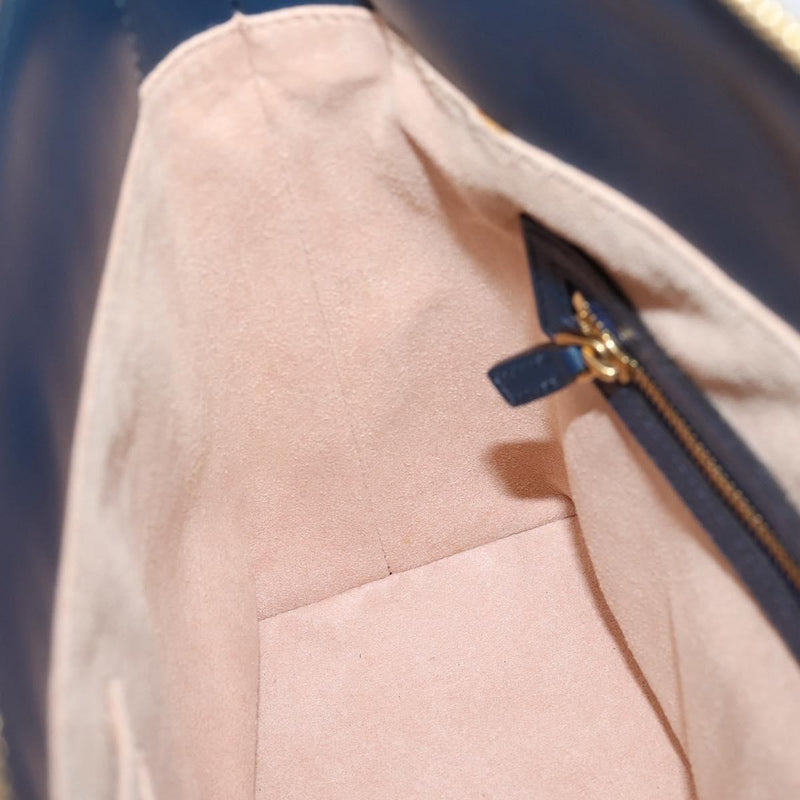 Gucci Linea A Convertible Guccissima Leather Navy Bag