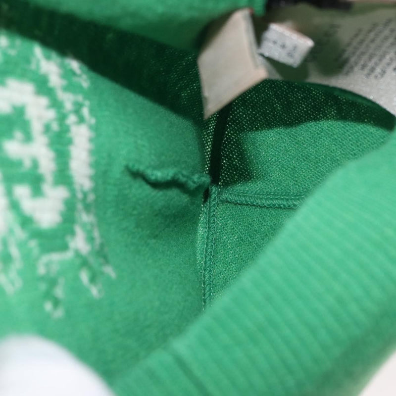 Gucci Beanie Alien Intarsia Green Canvas Accessory