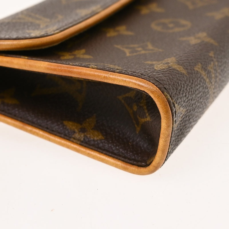 Louis Vuitton Florentine Waist Monogram Canvas Brown Bag