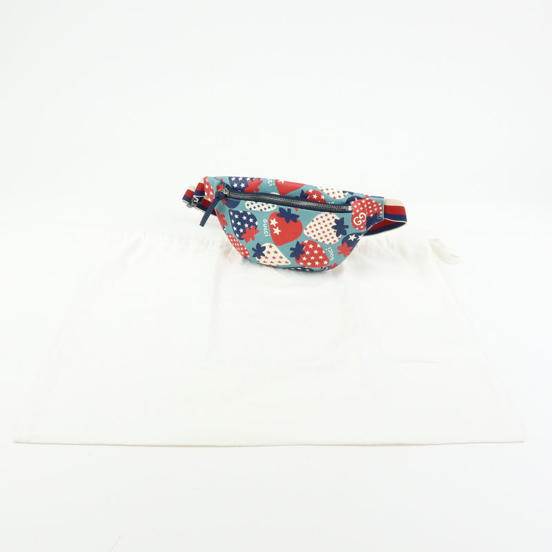 Gucci Childrens Belt Printed Coated Canvas Multicolour Bag