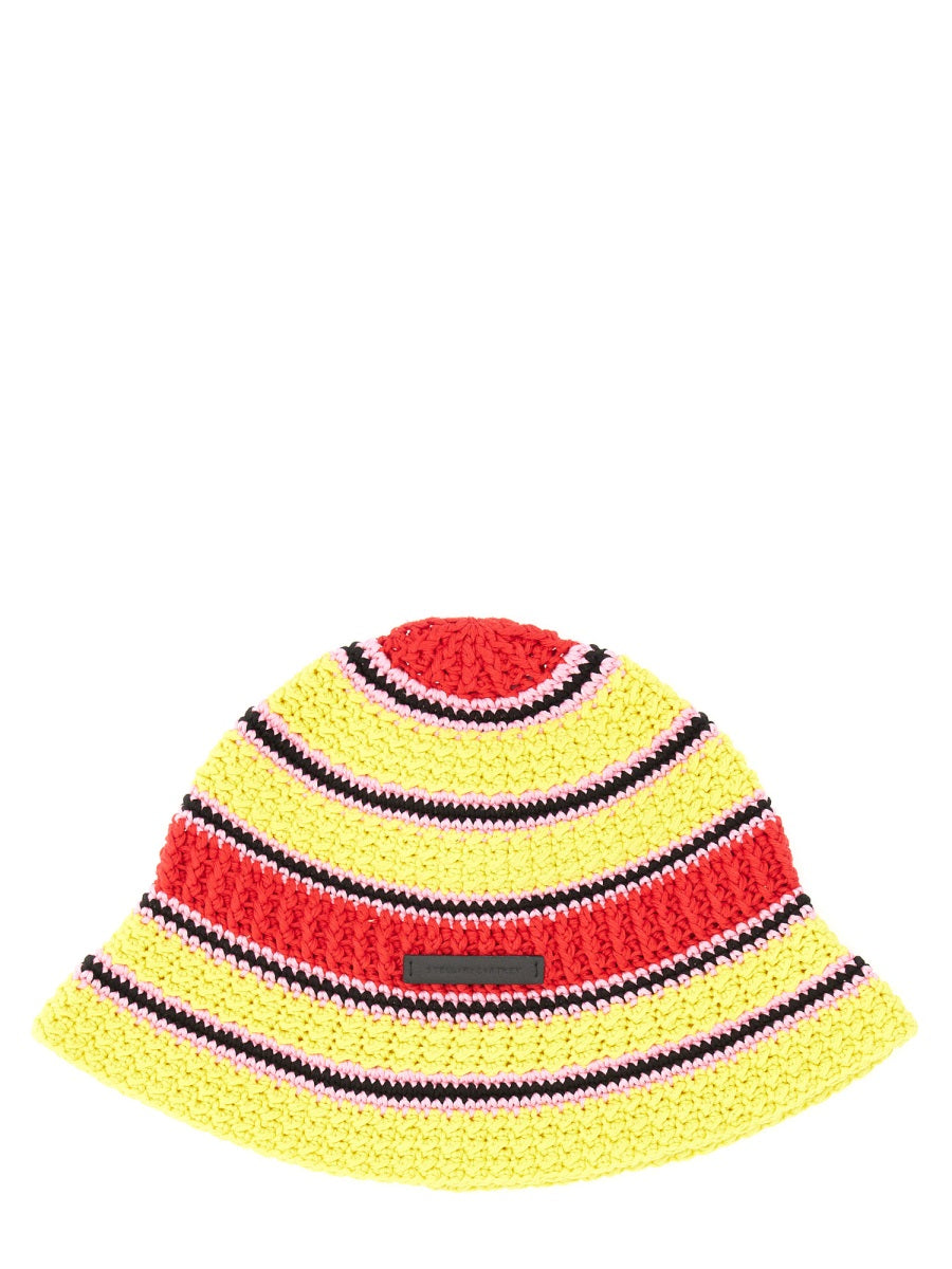 Stella Mccartney 7v0043_wp01645702 Bucket Hat — Multicolor Cotton
