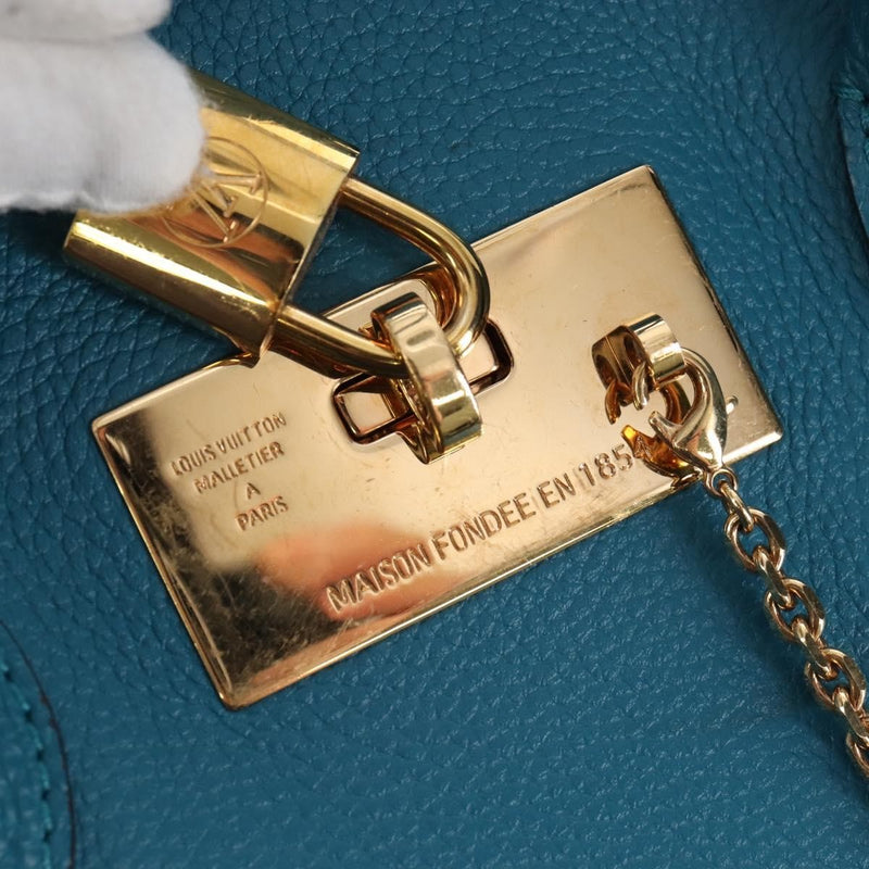 Louis Vuitton Milla Veau Nuage Calfskin Blue Leather Bag