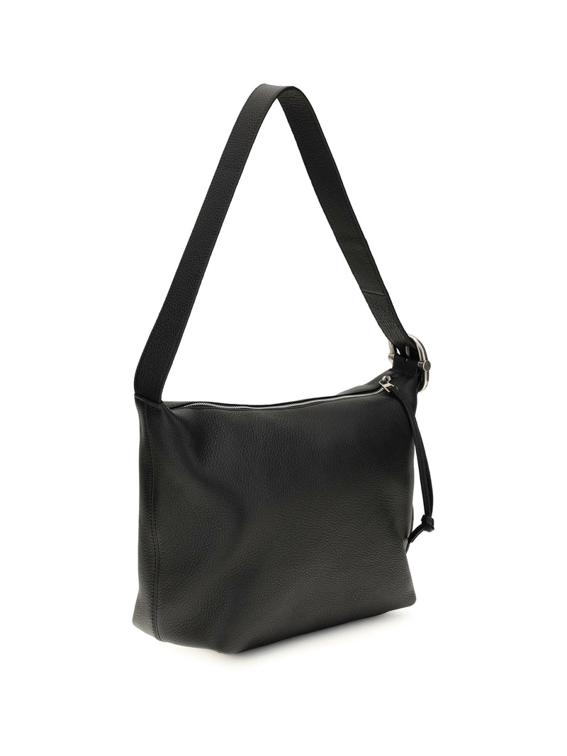 Loewe Hobo Bag — Black Calf Leather