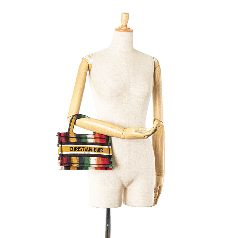 Mini D Stripes Book Tote - Image 7
