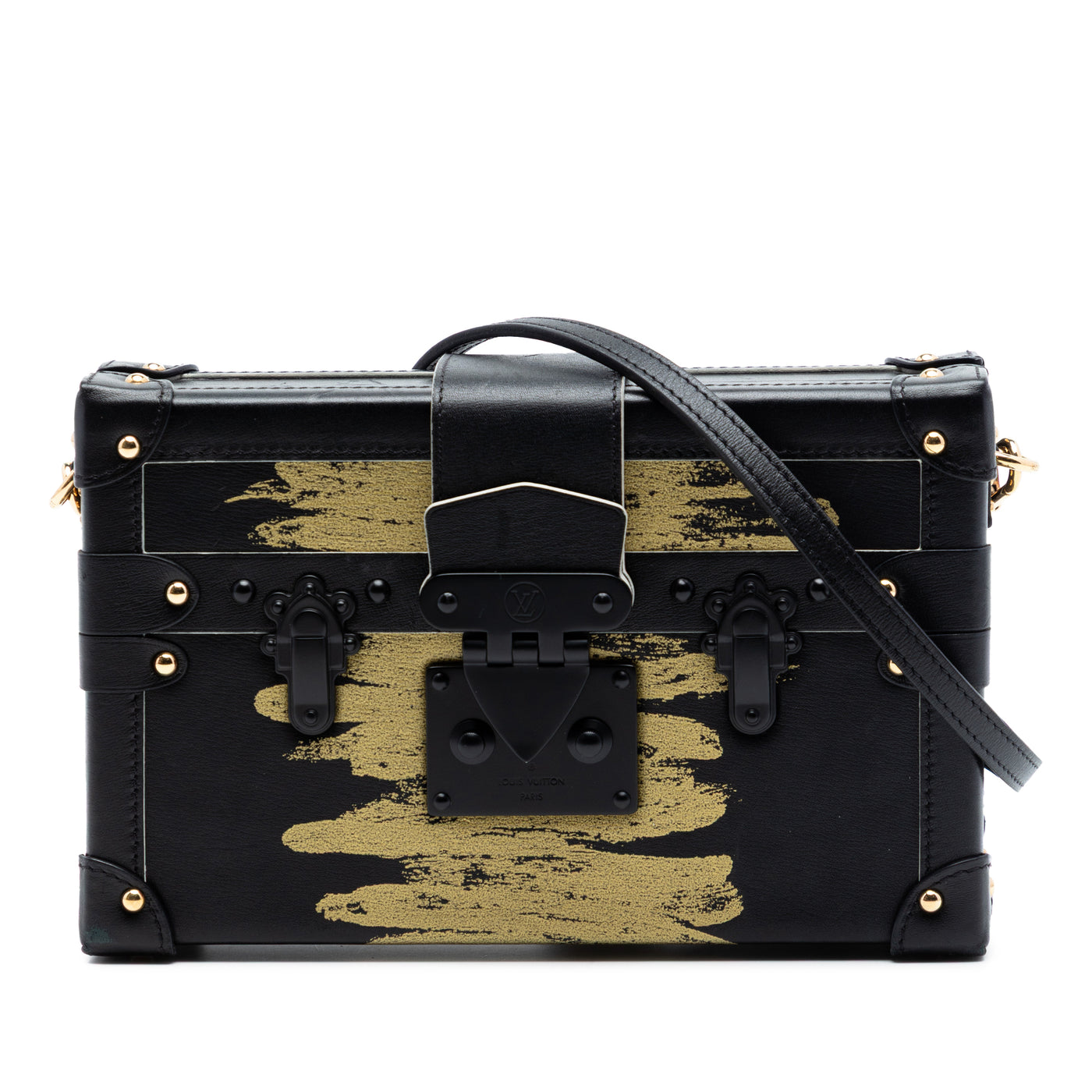 Leather Golden Light Petite Malle - Image 1