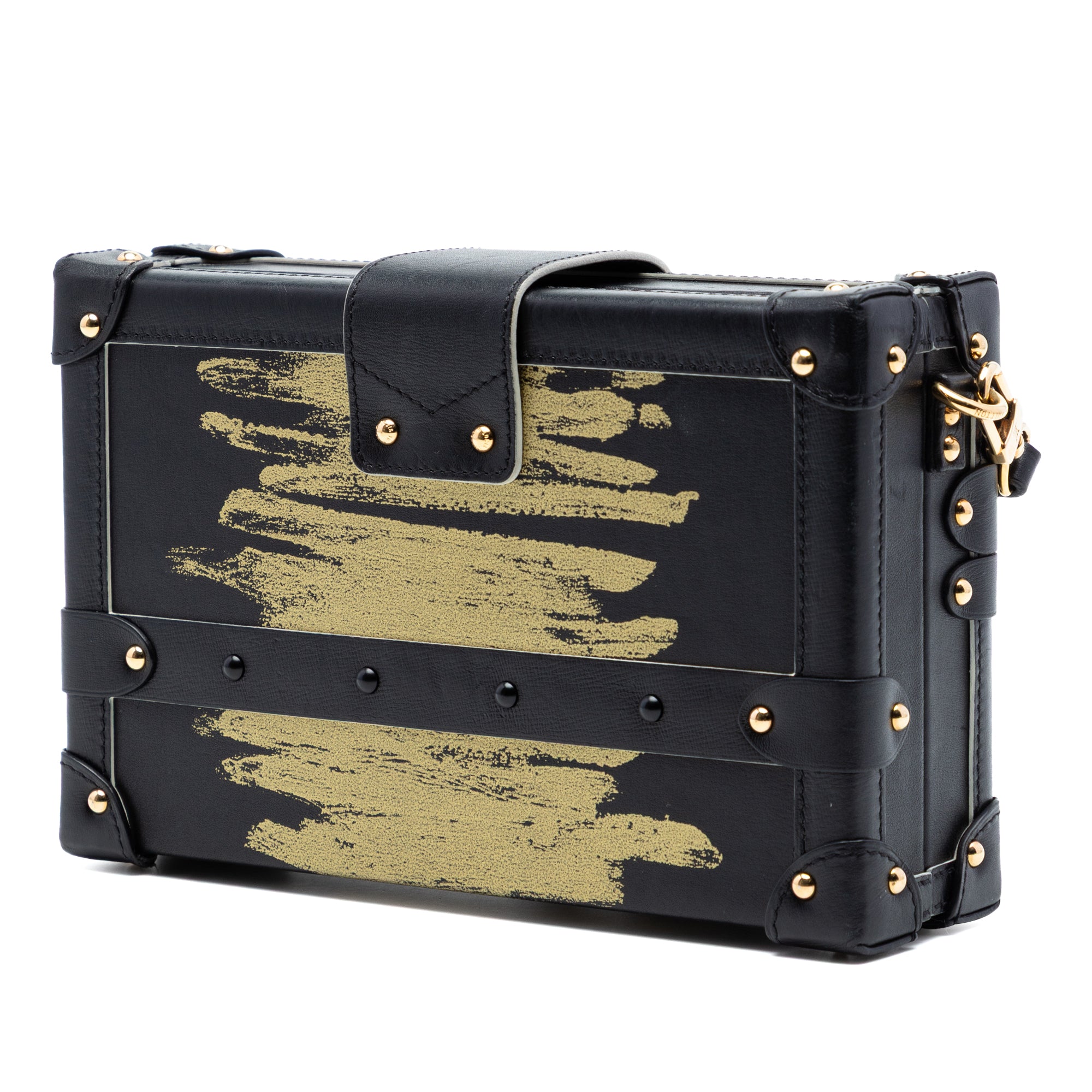Leather Golden Light Petite Malle - Image 2