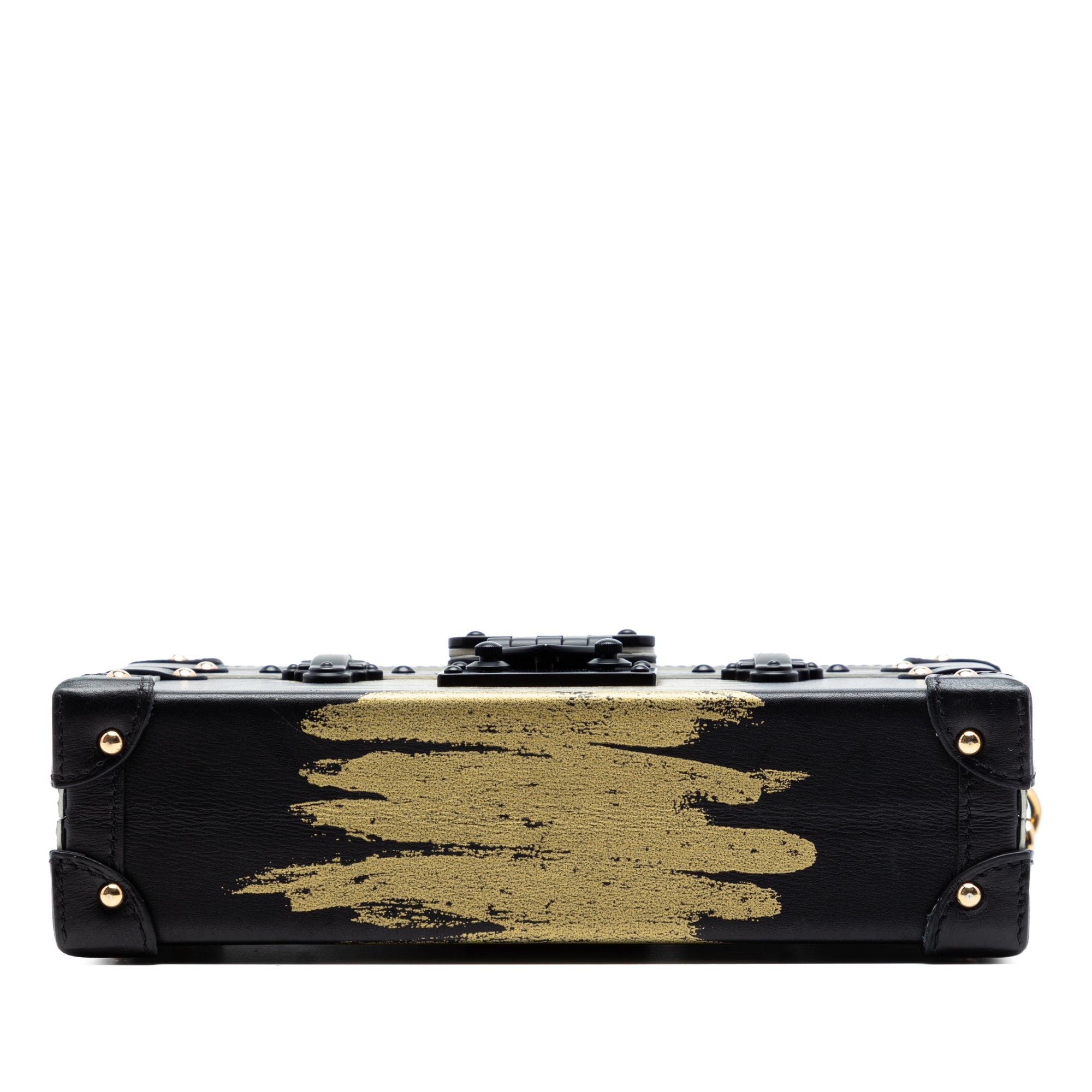 Leather Golden Light Petite Malle - Image 3