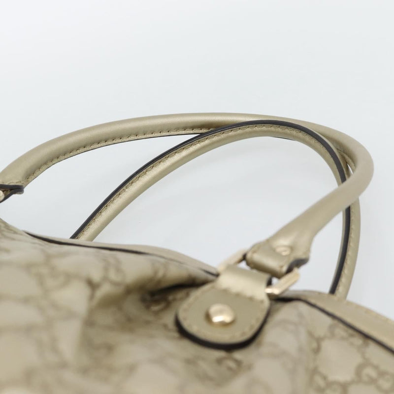 Gucci Sukey Top Handle Guccissima Leather Gold Bag