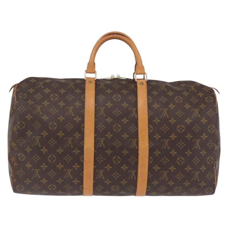 Louis Vuitton Keepall Monogram Canvas Brown Bag