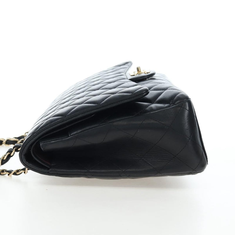 Chanel Classic Timeless Double Flap Quilted Caviar Black Leather Bag