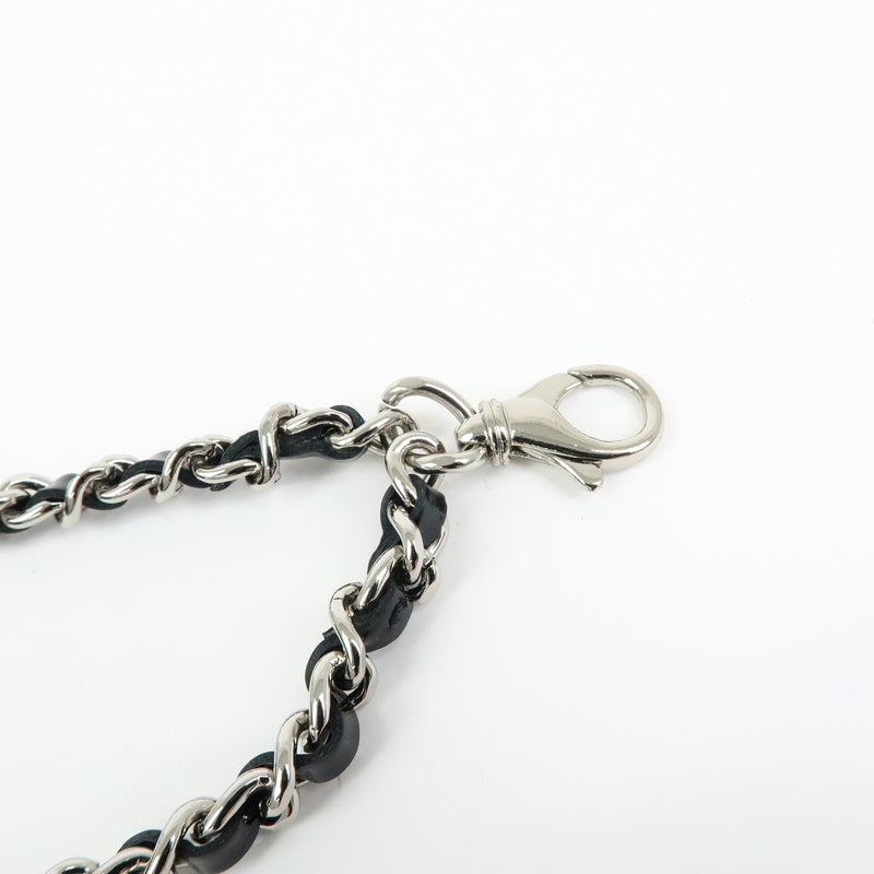 Chanel Cc Chain Phone Holder Quilted Patent Black Patent_leather Bag