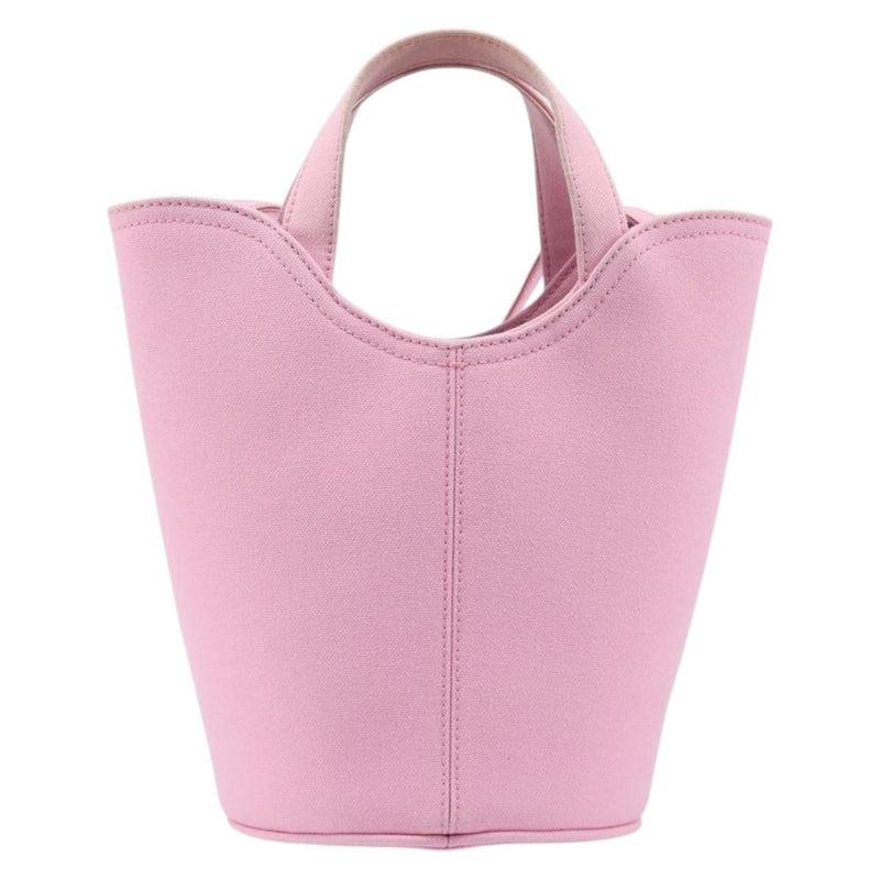 Balenciaga Wave Bucket Printed Canvas Pink Bag