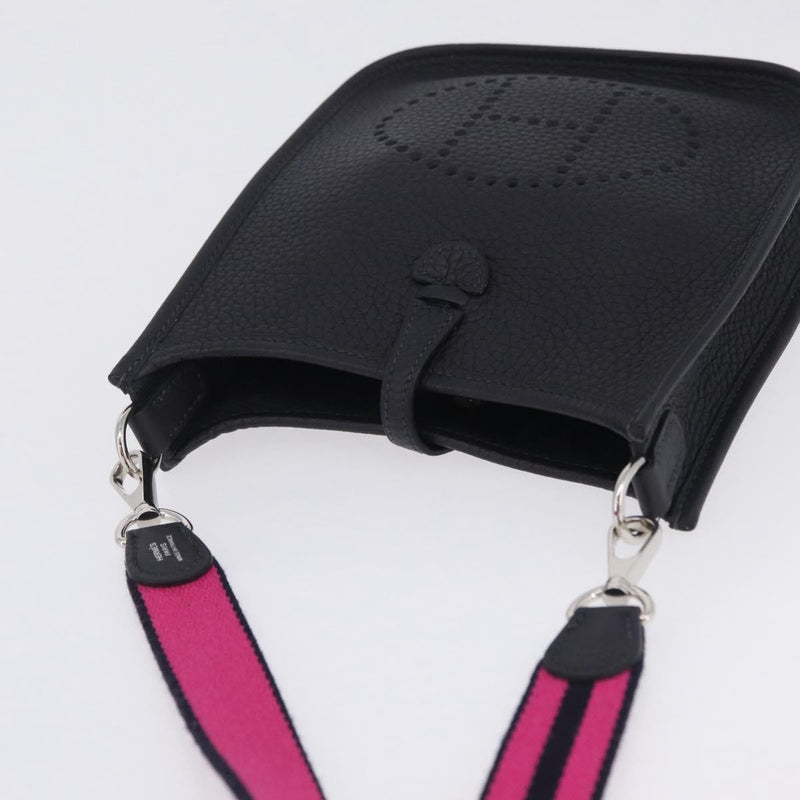 Hermes Evelyne Bag Gen Iii Clemence Black Leather