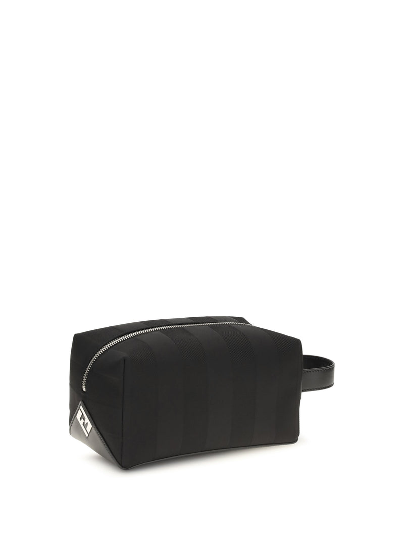 Fendi Beauty Card Case — Black Polyamide Cases