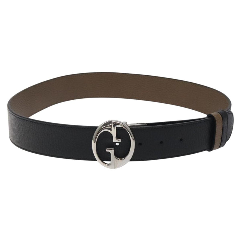 Gucci 1973 Reversible Belt (outlet) Leather Black