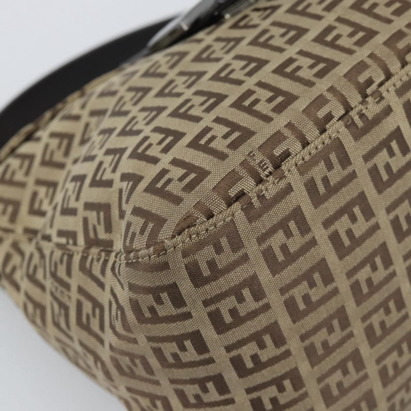 Fendi Mamma Baguette Canvas Beige Bag