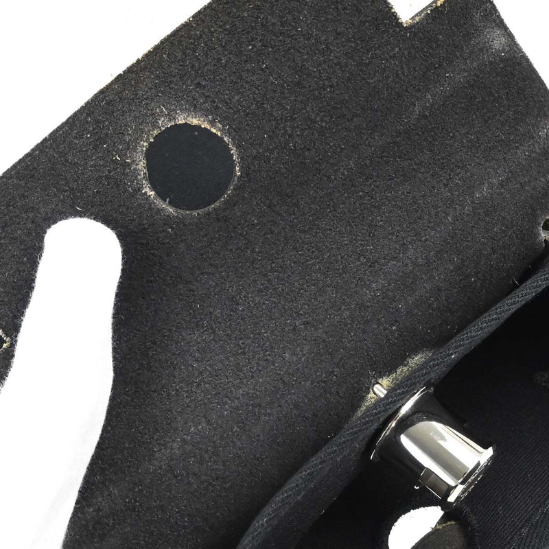 Hermes Herbag Toile And Leather Black Canvas Bag