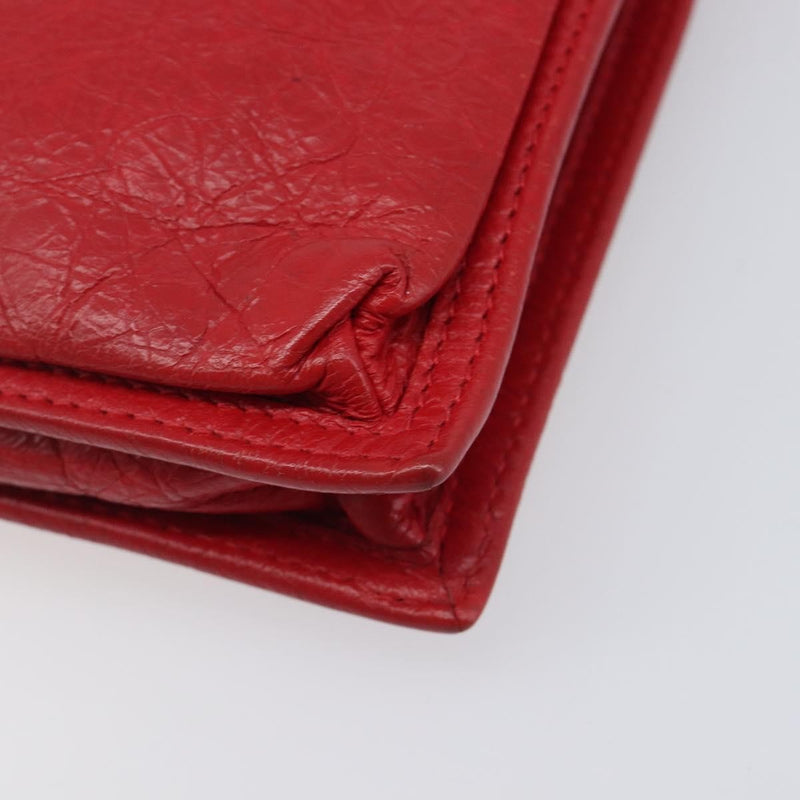 Balenciaga Explorer Leather Red Bag