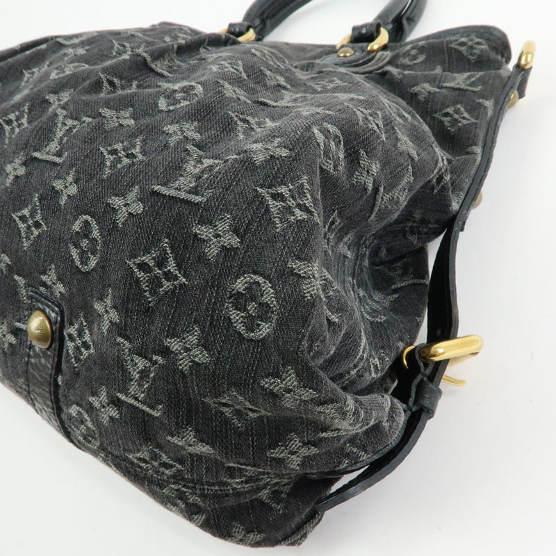 Louis Vuitton Neo Cabby Monogram Denim Black Denim_jeans Bag