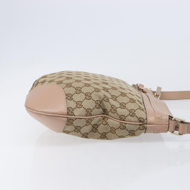 Gucci Mayfair Messenger Gg Canvas And Leather Beige