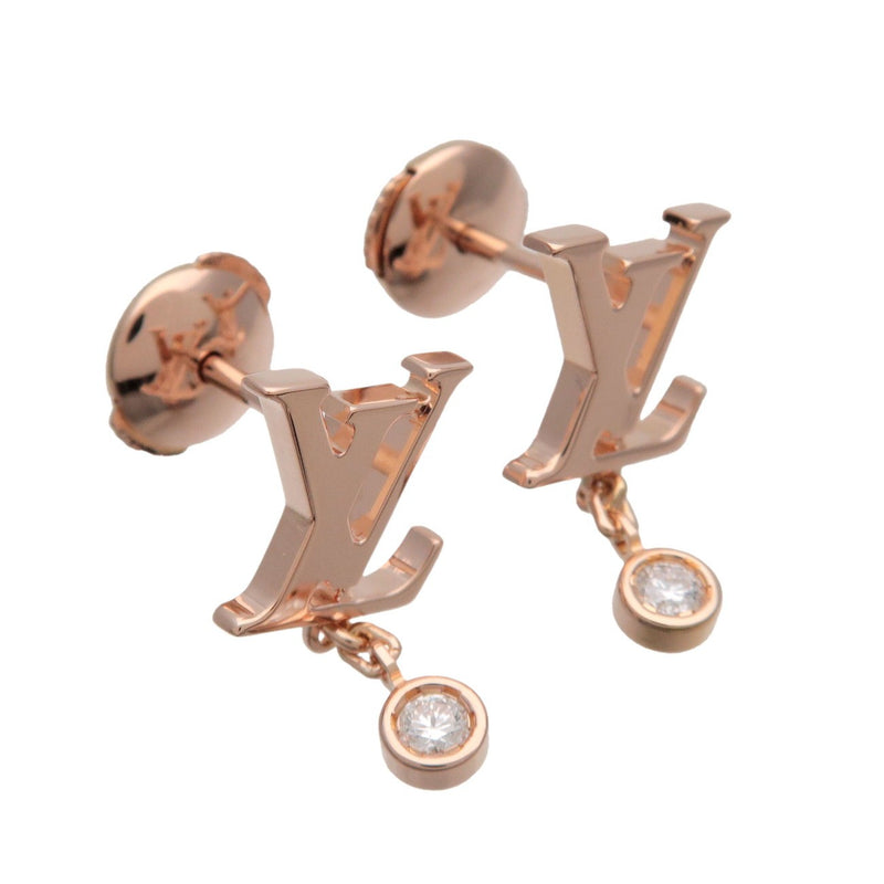 Louis Vuitton Idylle Blossom Lv Ear Stud 18k Yellow Gold With Diamond Rose_gold Bijoux